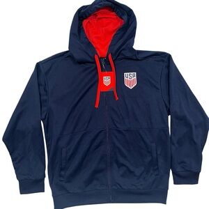USA Soccer Full Zip Hoodie. NWT - XL